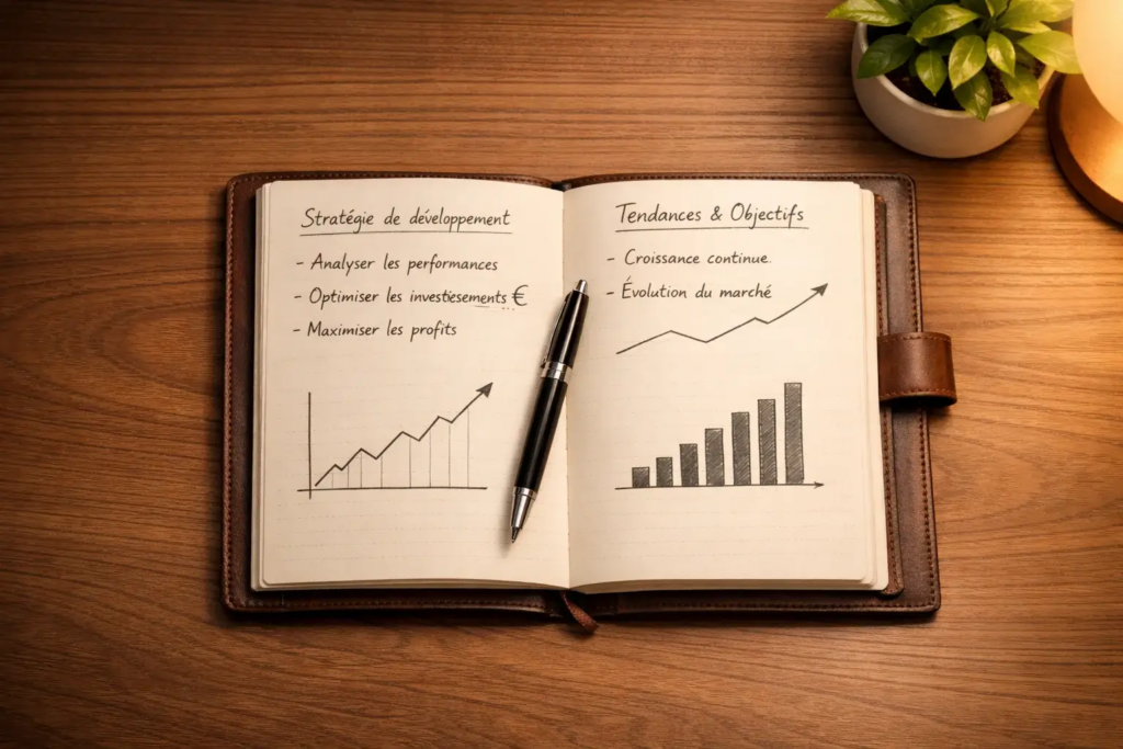 Carnet de notes avec stratégies de paris et analyse de matchs NBA